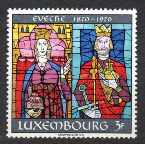 Poštová známka Luxembursko 1970 Vitráž z katedrály v Lucemburku Mi# 810