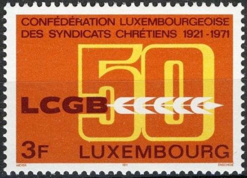 Potov znmka Luxembursko 1971 LCGB, 50. vroie Mi# 827 - zvi obrzok