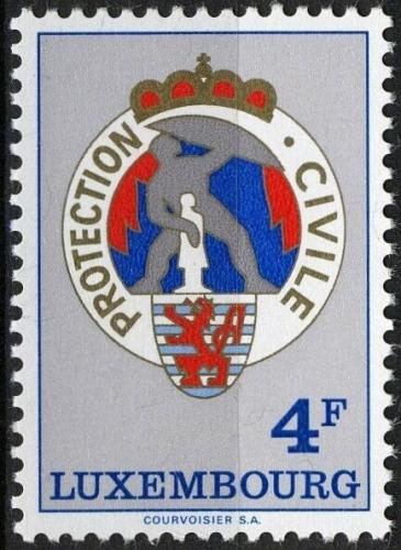 Potov znmka Luxembursko 1975 Civiln obrana, 15. vroie Mi# 910 - zvi obrzok