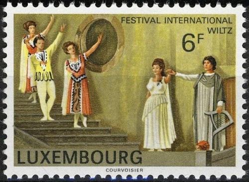 Potov znmka Luxembursko 1977 Scna z opery Orfeus a Eurydika Mi# 955 - zvi obrzok