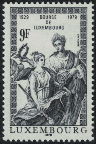 Potov znmka Luxembursko 1979 Lucembursk burza, 50. vroie Mi# 992 - zvi obrzok
