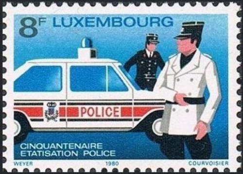 Potov znmka Luxembursko 1980 Policie Mi# 1017