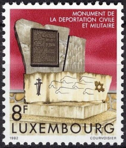 Potovn znmka Lucembursko 1982 Pamtnk civiln deportace Mi# 1062 - zvi obrzok