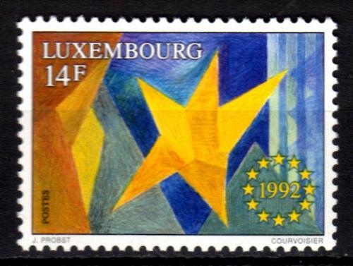Poštová známka Luxembursko 1992 Jednotný evropský trh Mi# 1305