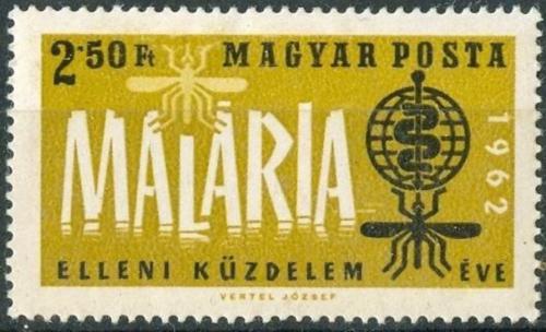 Potov znmka Maarsko 1962 Boj proti malrii Mi# 1842 - zvi obrzok