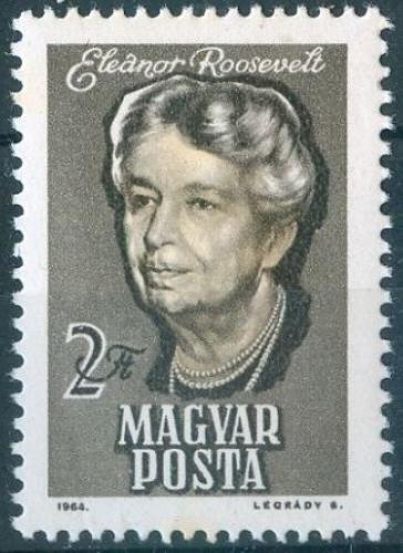 Poštová známka Maïarsko 1964 Eleanor Roosevelt Mi# 2017