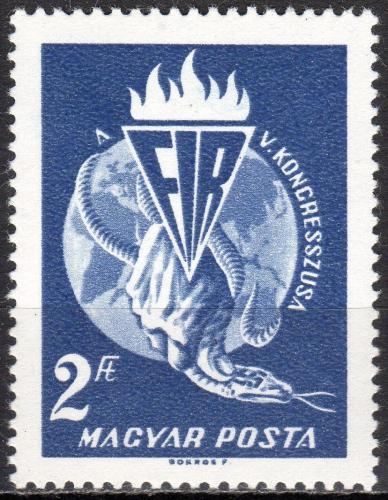 Poštová známka Maïarsko 1965 Kongres FIR Mi# 2183