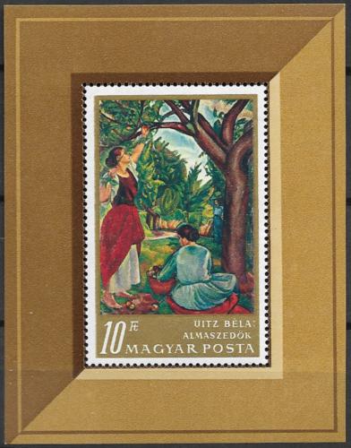 Poštová známka Maïarsko 1967 Umenie  Mi# Block 61