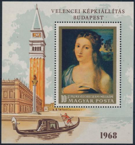 Poštová známka Maïarsko 1968 Umenie Mi# Block 64