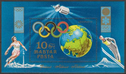 Poštová známka Maïarsko 1972 Olympijské hry Mi# Block 89
