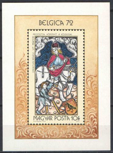 Poštová známka Maïarsko 1972 Výstava BELGICA Mi# Block 90