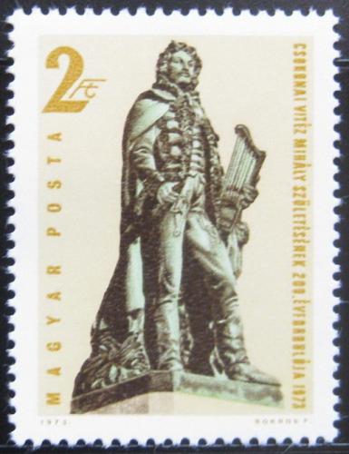 Poštová známka Maïarsko 1973 Mihaly Csokonai Vitez, básník Mi# 2915
