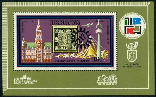 Poštová známka Maïarsko 1973 Výstava IBRA Mi# Block 97