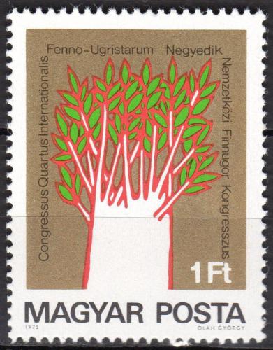 Potov znmka Maarsko 1975 Ugrofinsk kongres Mi# 3058
