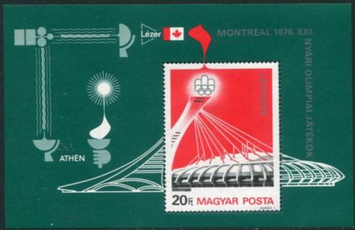 Poštová známka Maïarsko 1976 LOH Montreal Mi# Block 119