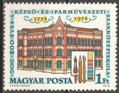 Poštová známka Maïarsko 1978 Škola umenie Mi# 3272