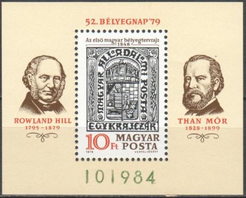Poštová známka Maïarsko 1979 Den známek Mi# Block 138