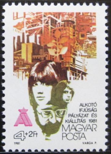 Poštová známka Maïarsko 1981 Liga mladých komunistù Mi# 3501