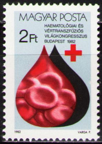 Potov znmka Maarsko 1982 Kongres hematologie Mi# 3569