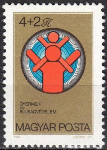 Poštová známka Maïarsko 1984 Fond mládeže Mi# 3669