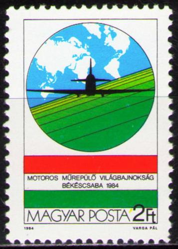 Poštová známka Maïarsko 1984 Lietadlo Mi# 3691