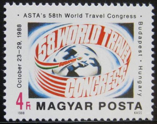 Potov znmka Maarsko 1988 Kongres ASTA Mi# 3983