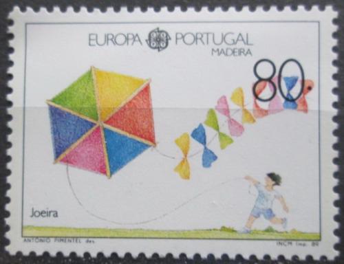 Poštová známka Madeira 1989 Európa CEPT, dìtské hry Mi# 125 I Kat 5€