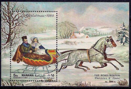 Poštová známka Manáma 1969 Vianoce Mi# Block 42 A Kat 8€