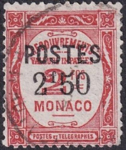 Potov znmka Monako 1938 Doplatn pretla 1B Mi# 162 Kat 35