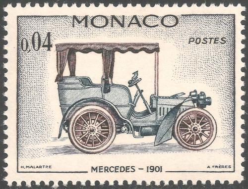 Poštová známka Monako 1961 Mercedes Mi# 676