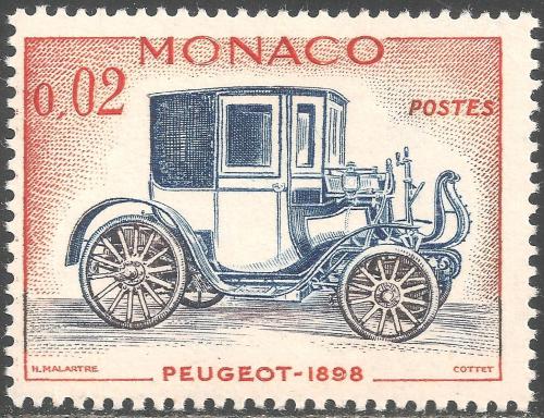 Poštová známka Monako 1961 Peugeot Mi# 674
