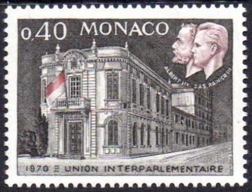 Poštová známka Monako 1970 Meziparlamentní unie Mi# 958