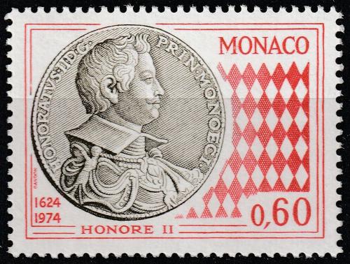 Poštová známka Monako 1974 Princ Honoré II. Mi# 1137