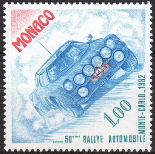 Poštová známka Monako 1981 Rallye Monte Carlo Mi# 1501