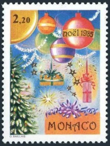 Poštová známka Monako 1985 Vianoce Mi# 1721