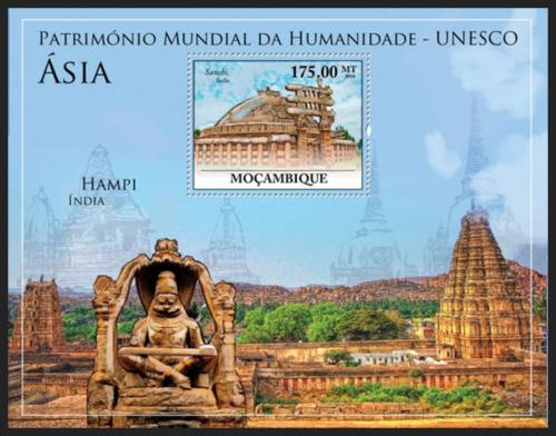 Poštová známka Mozambik 2010 Památky UNESCO - Ázia Mi# Block 354 Kat 10€