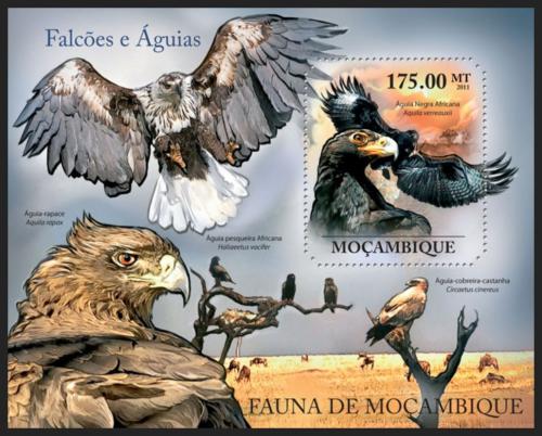 Poštová známka Mozambik 2011 Dravci Mi# Block 506 Kat 10€