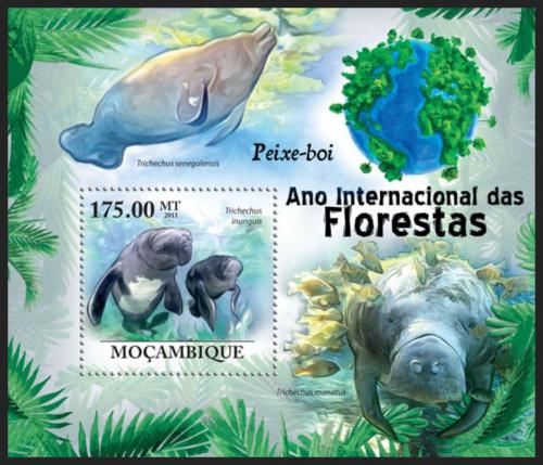 Poštová známka Mozambik 2011 Kapustòák širokonosý Mi# Block 423 Kat 10€