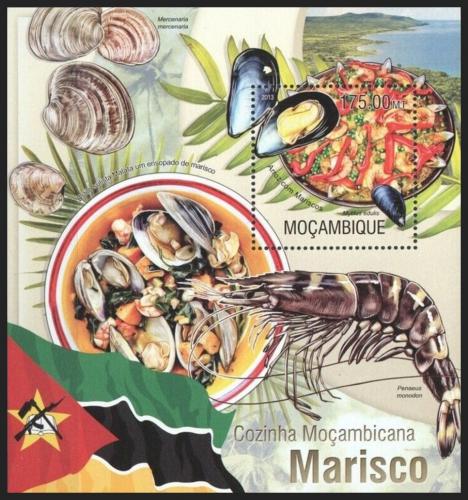 Poštová známka Mozambik 2013 Místní kuchynì Mi# Block 796 Kat 10€