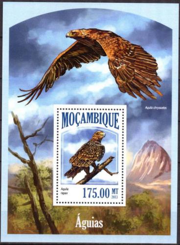 Poštová známka Mozambik 2013 Orli Mi# Block 831 Kat 10€