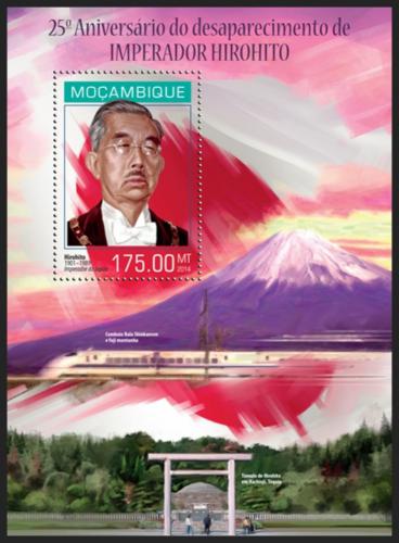 Poštová známka Mozambik 2014 Cisár Hirohito Mi# Block 880 Kat 10€