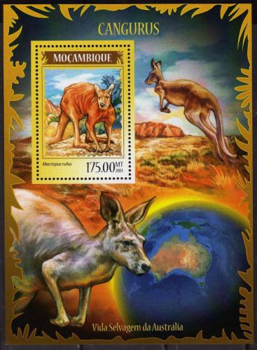 Poštová známka Mozambik 2014 Klokany Mi# Block 901 Kat 10€
