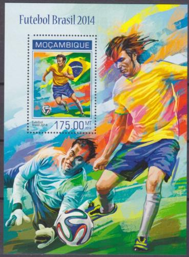 Poštová známka Mozambik 2014 MS ve futbale Mi# Block 886 Kat 10€