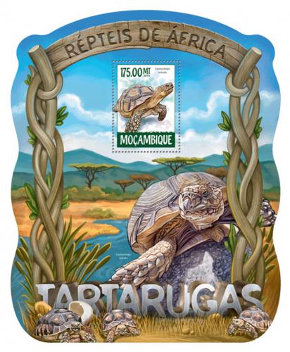 Poštová známka Mozambik 2015 Korytnaèky Mi# Block 1017 Kat 10€