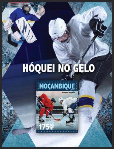 Poštová známka Mozambik 2016 ¼adový hokej Mi# Block 1127 Kat 10€