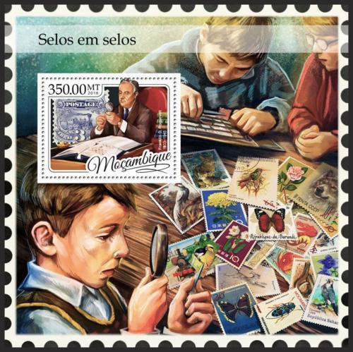 Poštová známka Mozambik 2016 Poštové známky Mi# Block 1205 Kat 20€