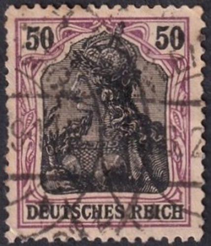 Potov znmka Nemecko 1915 Germania Mi# 91 II