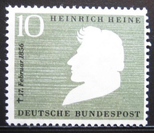 Poštová známka Nemecko 1956 Heinrich Heine Mi# 229 Kat 3.50€