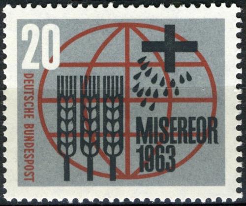 Poštová známka Nemecko 1963 Katolický Misereor Mi# 391