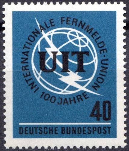 Potov znmka Nemecko 1965 ITU, 100. vroie Mi# 476